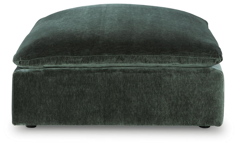 Carriage View Jade Oversized Accent Ottoman - 7800108