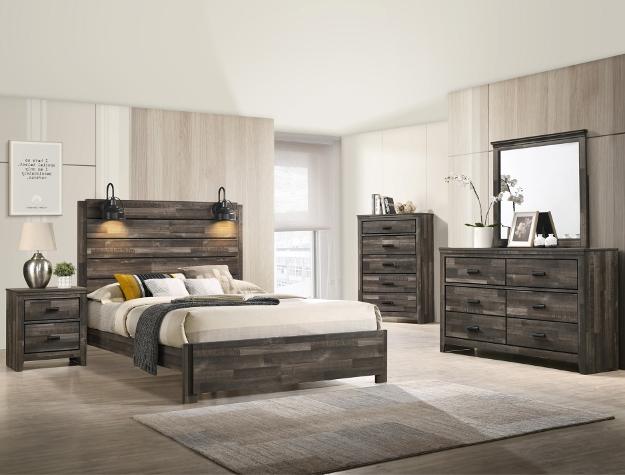 Carter Brown Full Panel Bed - DMV FurnitureFull Bed