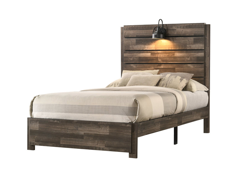 Carter Brown Platform Youth Bedroom Set - DMV FurnitureYouth Bedroom Set