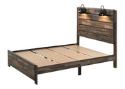 Carter Brown Queen Panel Bed - DMV FurnitureQueen Bed