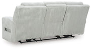 Carvara Alloy Power Reclining Sofa and Loveseat - PC64203U2