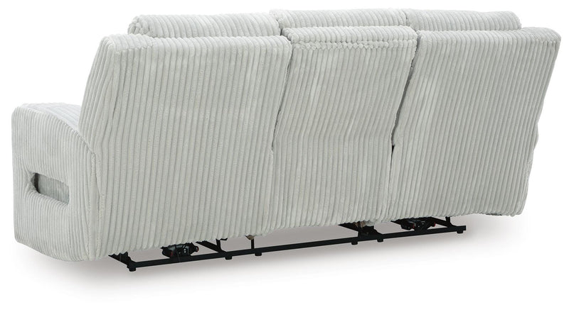 Carvara Alloy Power Reclining Sofa and Loveseat - PC64203U2
