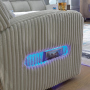 Carvara Alloy Power Reclining Sofa - PC6420315