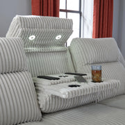 Carvara Alloy Power Reclining Sofa - PC6420315
