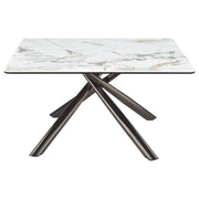 Carvell Square Sintered Stone Top Coffee Table Mirage White - 708138