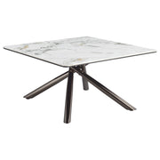 Carvell Square Sintered Stone Top Coffee Table Mirage White - 708138