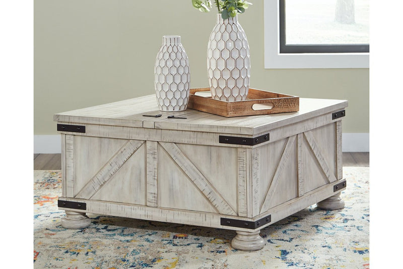Carynhurst Whitewash Coffee Table - DMV FurnitureCoffee Table