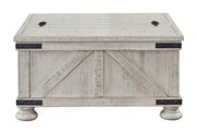 Carynhurst Whitewash Coffee Table - DMV FurnitureCoffee Table