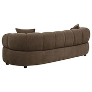 Casarin Fabric 2-Piece Channel-Back Sofa Set Brown - 511251-S2
