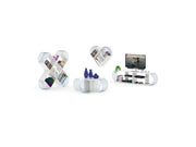 Case Bookcase in White - Blue - 711-CAS-BC-RF170406