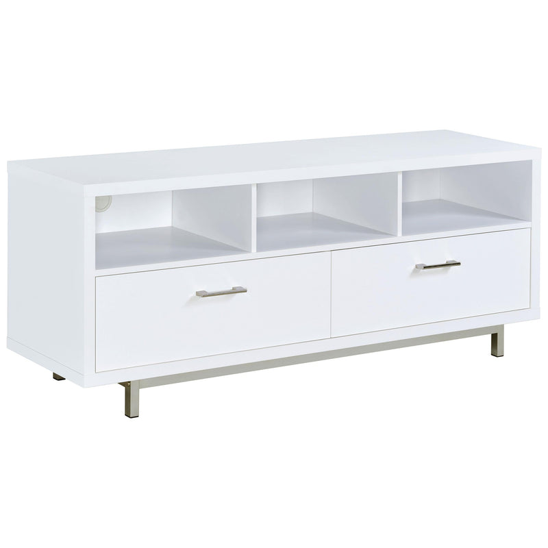 Casey 2-drawer Engineered Wood 60-inch TV Stand White - 701972