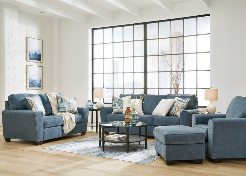 Cashton Blue Living Room Set - DMV FurnitureLiving Room Set