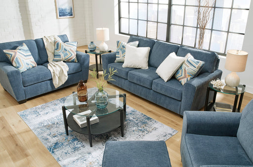 Cashton Blue Living Room Set - DMV FurnitureLiving Room Set