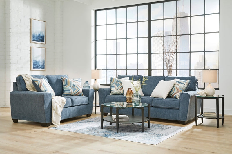 Cashton Blue Living Room Set - DMV FurnitureLiving Room Set