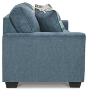 Cashton Blue Queen Sofa Sleeper and Loveseat - 40605U4