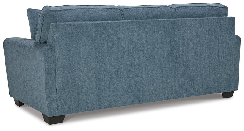 Cashton Blue Queen Sofa Sleeper and Loveseat - 40605U4