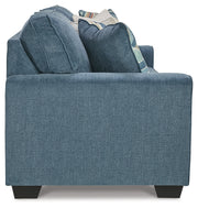 Cashton Sofa, Loveseat, Chair and Ottoman in Blue - PKG015053