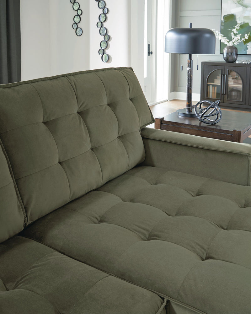 Caspian-Town Olive 2-Piece Sectional with Chaise - PC61702S2
