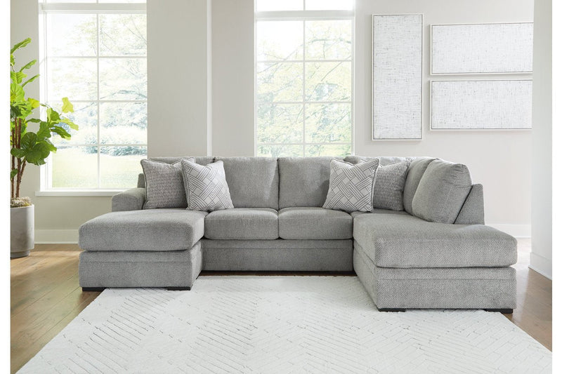 Casselbury Cement 2 - Piece RAF Chaise Sectional - DMV FurnitureSectional