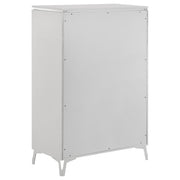 Cassia 5-piece Queen LED Bedroom Set White High Gloss - 215791Q-S5