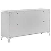 Cassia 6-drawer Bedroom Dresser Cabinet White High Gloss - 215793