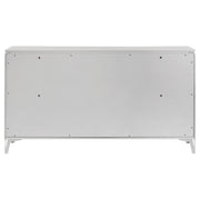Cassia 6-drawer Bedroom Dresser Cabinet White High Gloss - 215793