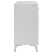 Cassia 6-drawer Bedroom Dresser Cabinet White High Gloss - 215793
