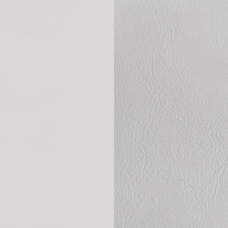 Cassia Eastern King LED Panel Bed White High Gloss - 215791KE