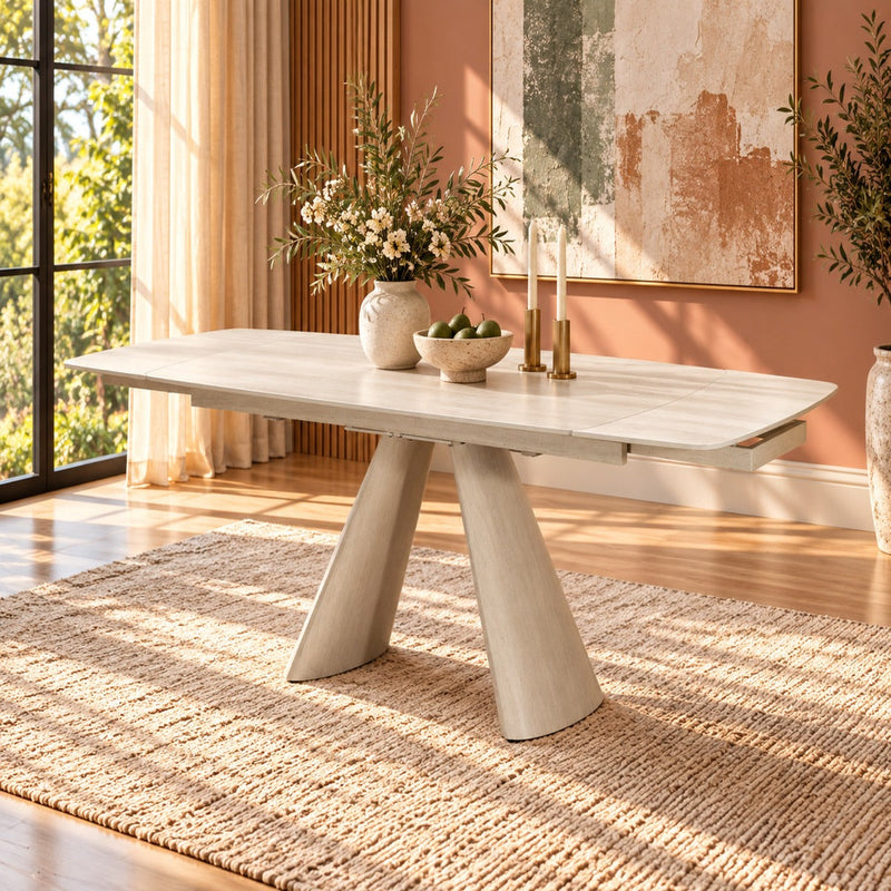 Cassian Dining Table w/Ceramic Top - DN05535