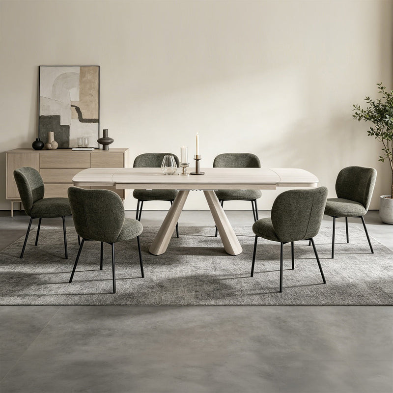 Cassian Dining Table w/Ceramic Top - DN05535