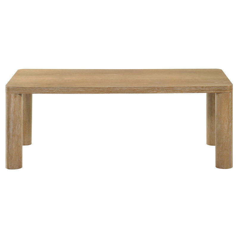 Castlewood 2-piece Cocktail Coffee Table Set Light Oak - 710868-S2