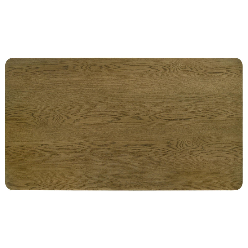 Castlewood 7-piece 71-inch Rectangular Dining Set Brown Oak - 109351-S7