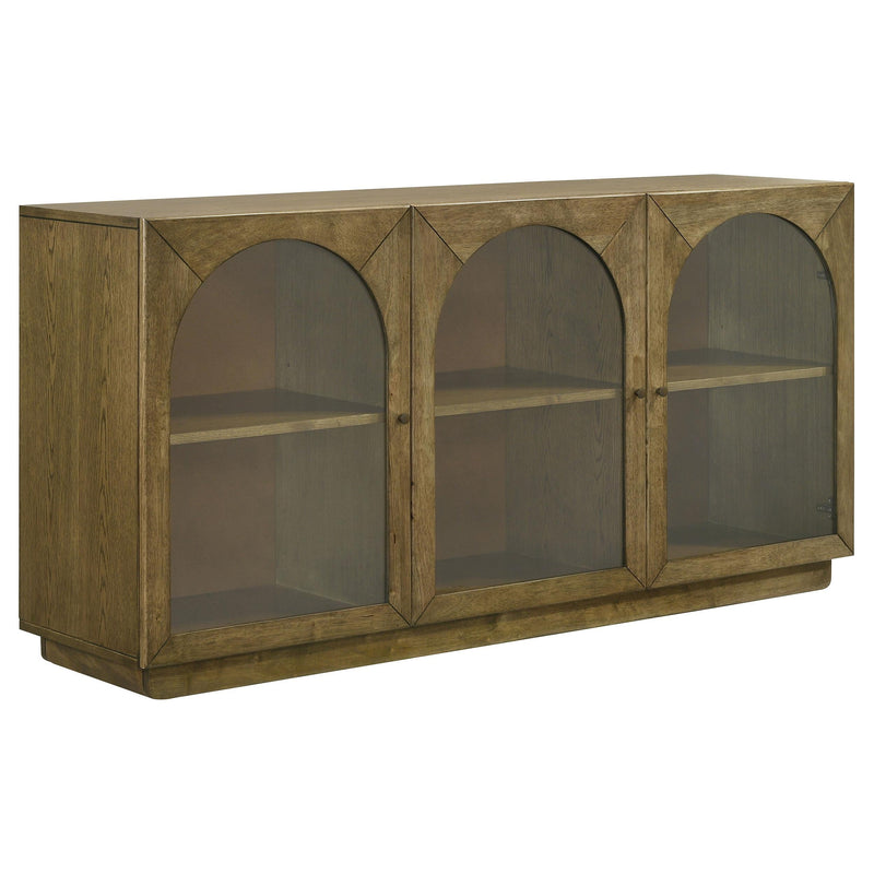 Castlewood 71-inch Dining Sideboard Buffet Server Brown Oak - 109355
