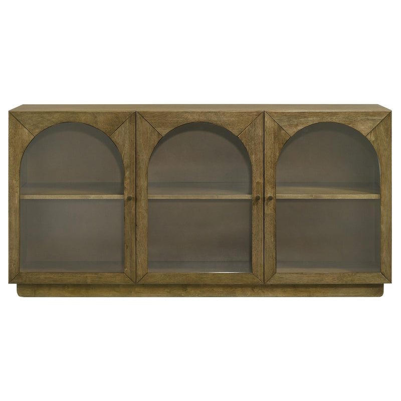 Castlewood 71-inch Dining Sideboard Buffet Server Brown Oak - 109355
