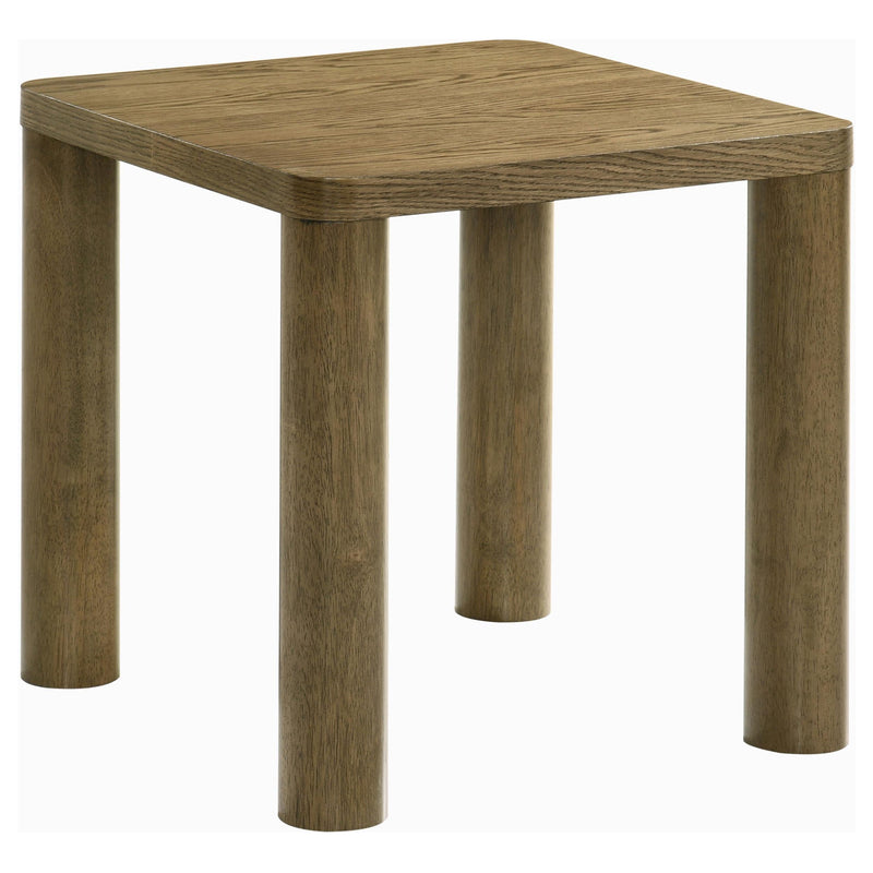Castlewood Engineered Wood Accent Side End Table Brown Oak - 710857