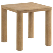Castlewood Engineered Wood Accent Side End Table Light Oak - 710867