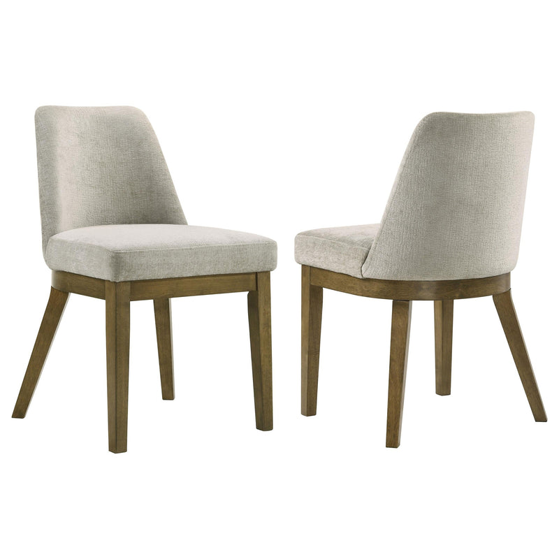 Castlewood Upholstered Side Chair Light Tan (Set of 2) - 109352
