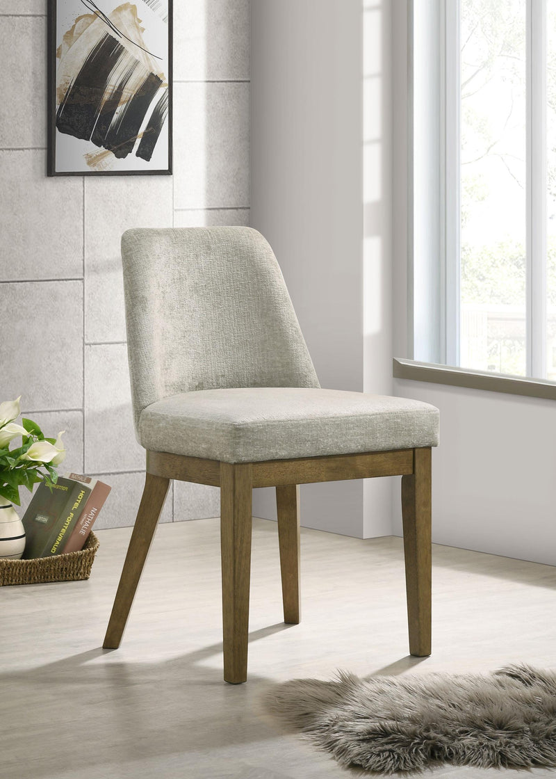 Castlewood Upholstered Side Chair Light Tan (Set of 2) - 109352