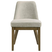 Castlewood Upholstered Side Chair Light Tan (Set of 2) - 109352