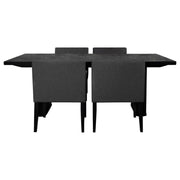 Catherine 5-piece Rectangular Dining Table Set Black - 106251-S5
