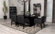 Catherine Upholstered Dining Arm Chair Grey (Set of 2) - 106252
