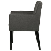 Catherine Upholstered Dining Arm Chair Grey (Set of 2) - 106252