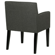 Catherine Upholstered Dining Arm Chair Grey (Set of 2) - 106252