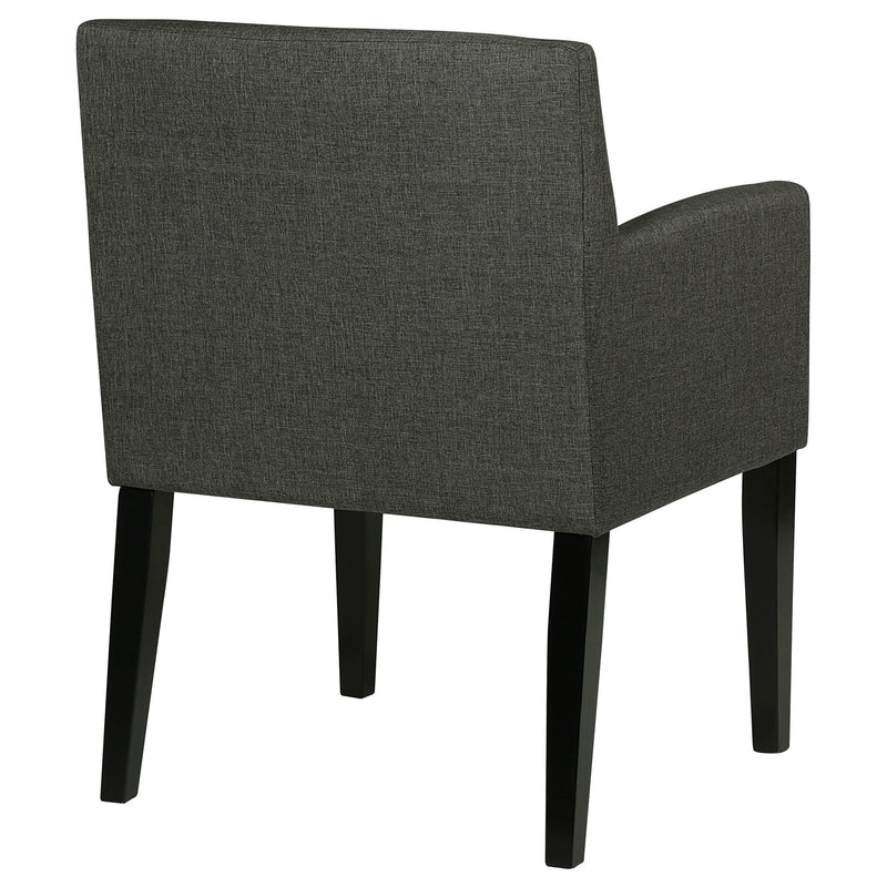 Catherine Upholstered Dining Arm Chair Grey (Set of 2) - 106252
