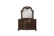 Cavalier Brown Marble Insert Dresser - DMV FurnitureDresser