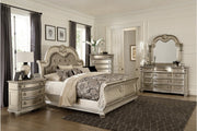 Cavalier Silver Upholstered Sleigh Bedroom Set - DMV FurnitureBedroom Set