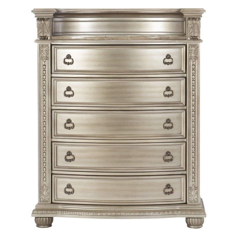 Cavalier Silver Upholstered Sleigh Bedroom Set - DMV FurnitureBedroom Set