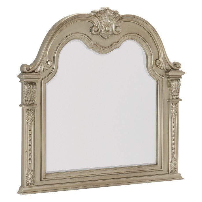 Cavalier Silver Upholstered Sleigh Bedroom Set - DMV FurnitureBedroom Set