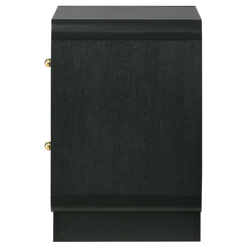 Cavelle 2-drawer Nightstand Bedside Table Black - 223662