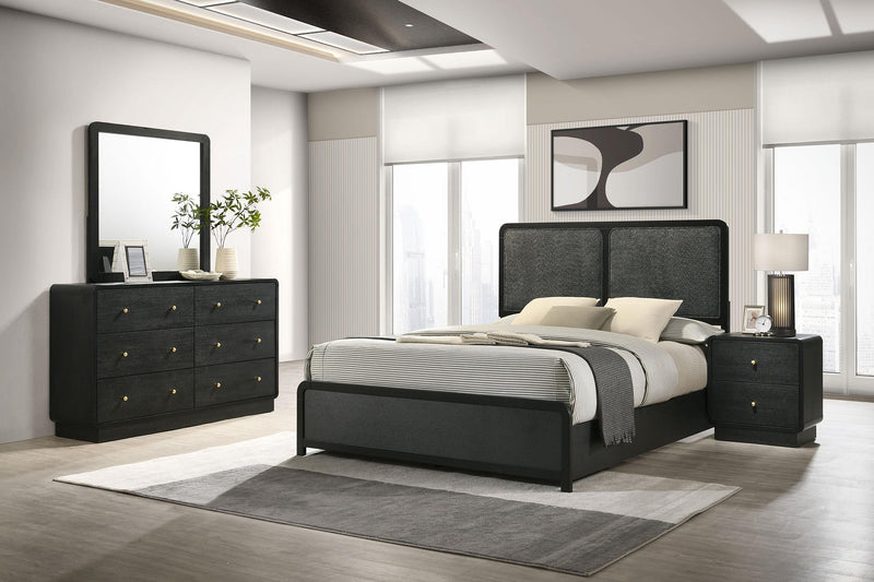 Cavelle 4-piece Queen Bedroom Set Black - 223661Q-S4